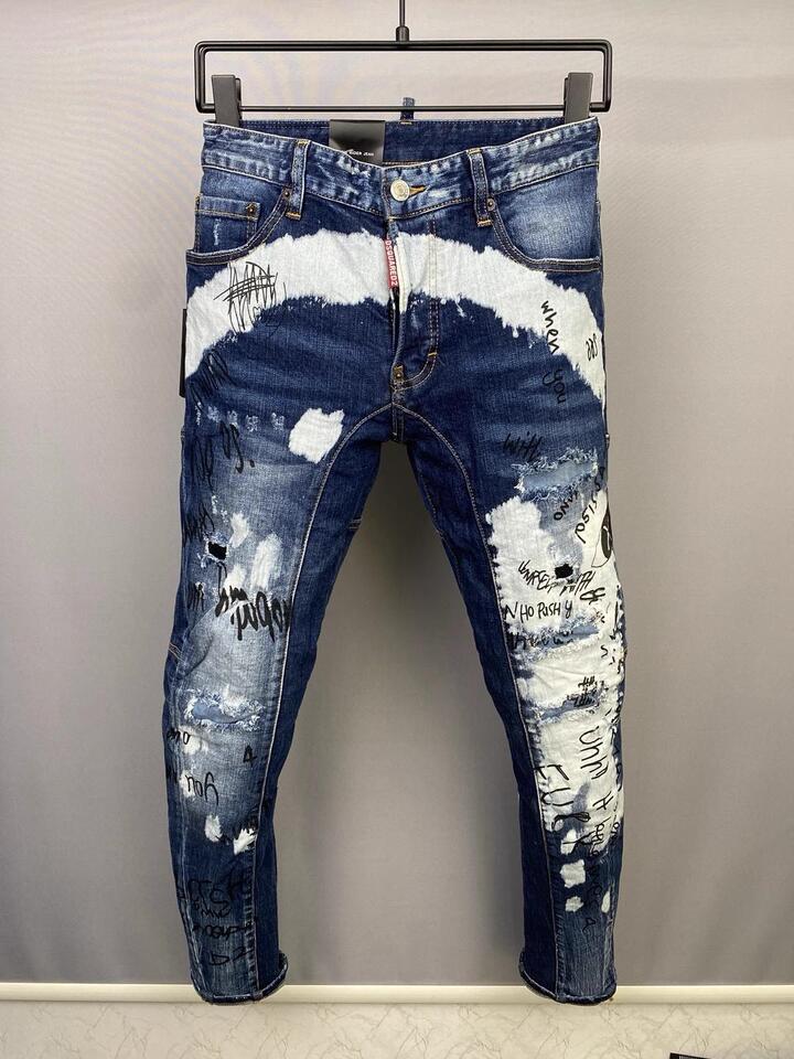 Unisex Classic Denim Jeans Loose Fit Daily Outdoor Wear - Image 1