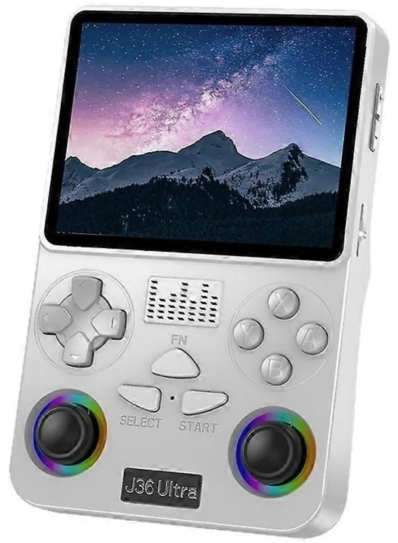 J36 Ultra Handheld Game Console 64GB, Portable Retro Video Game Player with RGB Dual Joysticks, Online Multiplayer Gaming - Image 2