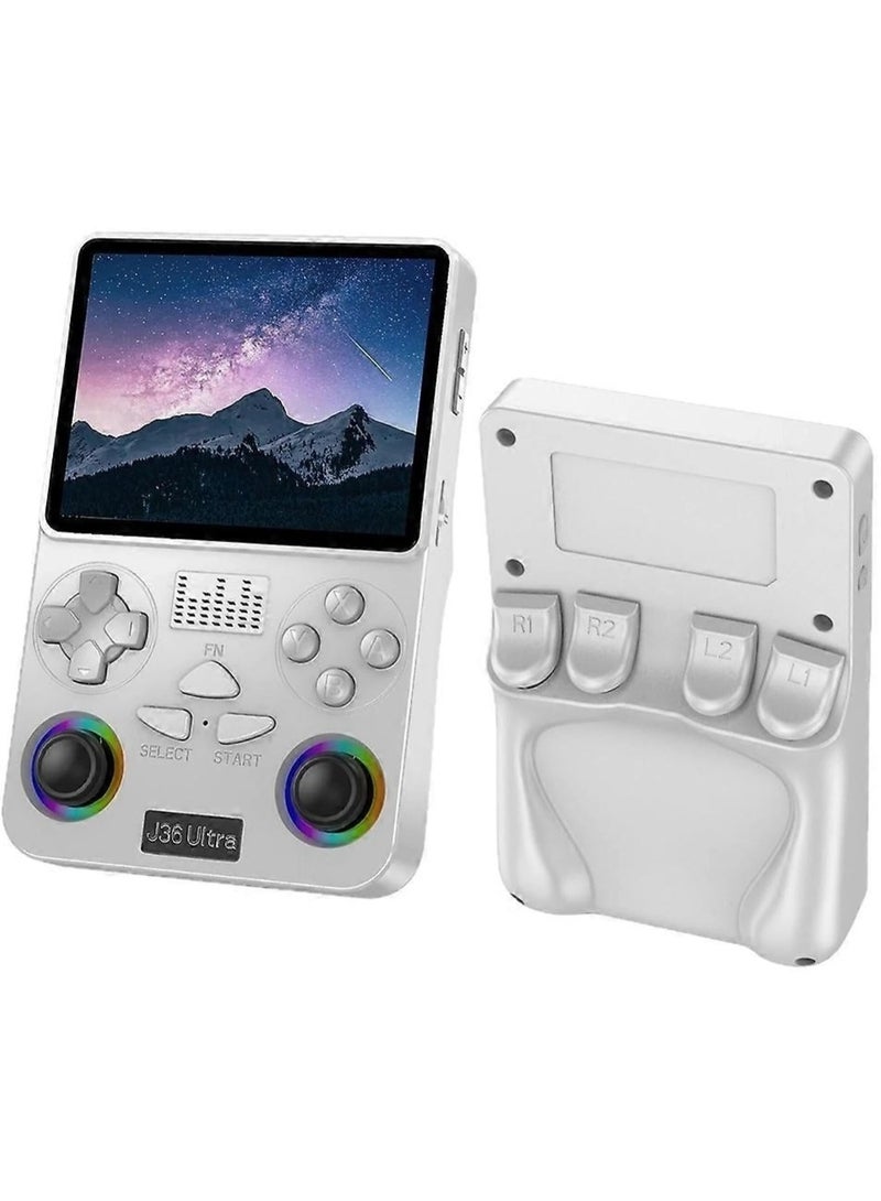 J36 Ultra Handheld Game Console 64GB, Portable Retro Video Game Player with RGB Dual Joysticks, Online Multiplayer Gaming - Image 1