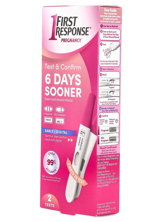 FIRST RESPONSE Test & Confirm Pregnancy Test 2 Tests  - Image 2