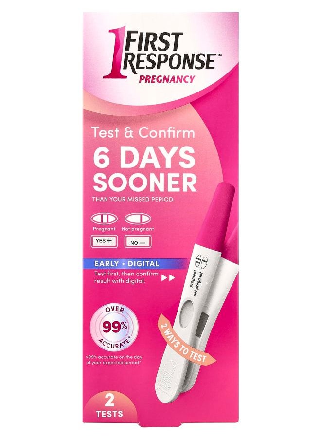 FIRST RESPONSE Test & Confirm Pregnancy Test 2 Tests  - Image 1