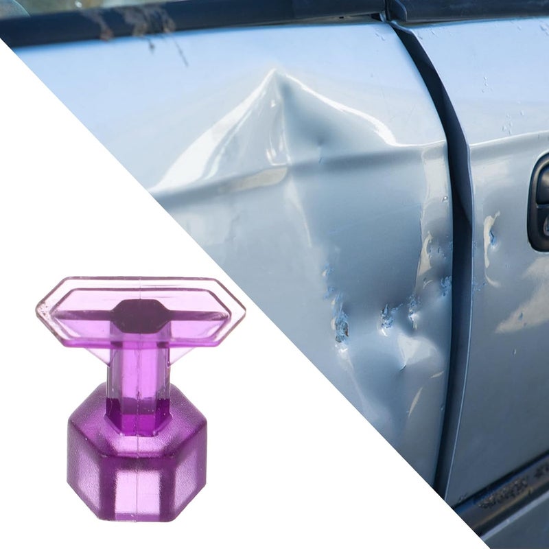 Yardwe 10pcs Small Hexagonal Dent Puller Tabs Car Dent Removal Kit Paintless Body Repair Tools for Automotive DIY and Professional Use - Image 3