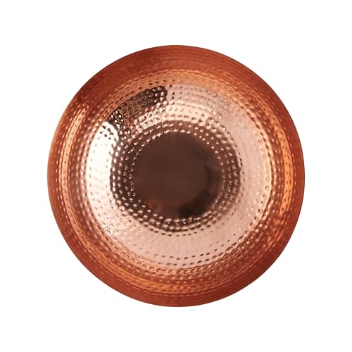 Creative Co-Op Round Hammered Metal Bowl, Copper Finish - Image 3