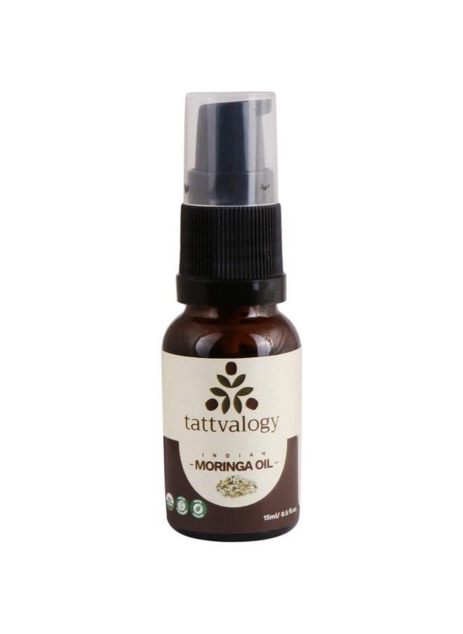 Nature's Tattva - Tattvalogy Indian Moringa Oil ; Moringa Oleifera ; Behen Oil ; Pure Unrefined Virgin & Coldpressed ; Moisturizes & Cleanses Skin Cells ; Enhances Hair Health ; Natural Oil For Face And Skin ; 15 Ml - Image 1