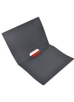 Durable Durable 230403 clip folder Duraswing Color for 30 sheets DIN A4, bag of 5 pieces, anthracite with red clip  - Image 3