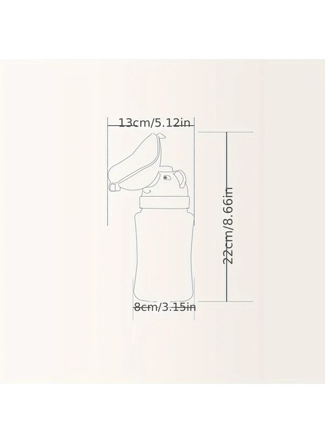 Blue 2-in-1 Portable Travel Potty for Men and Women with Leak Proof Design - Image 2