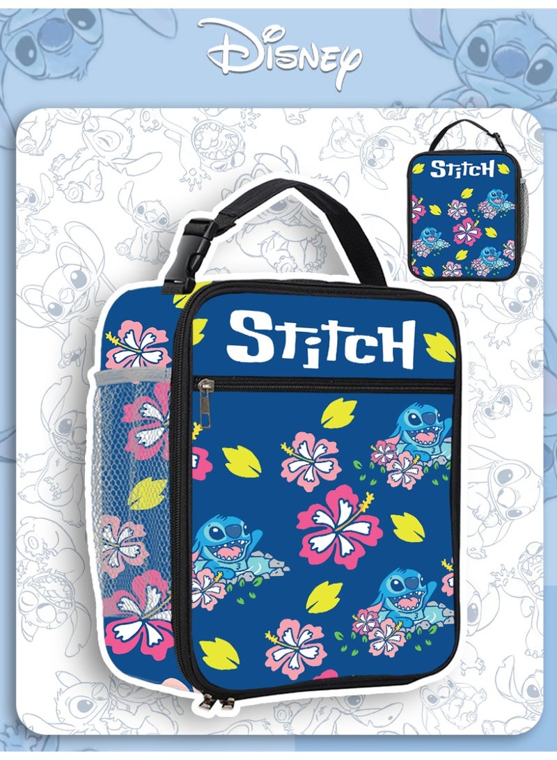 STITCH Disney Stitch and Flower Digital Print Tote Bag, with insulated design, is perfect for picnics and camping, and also an ideal gift for family - Image 5