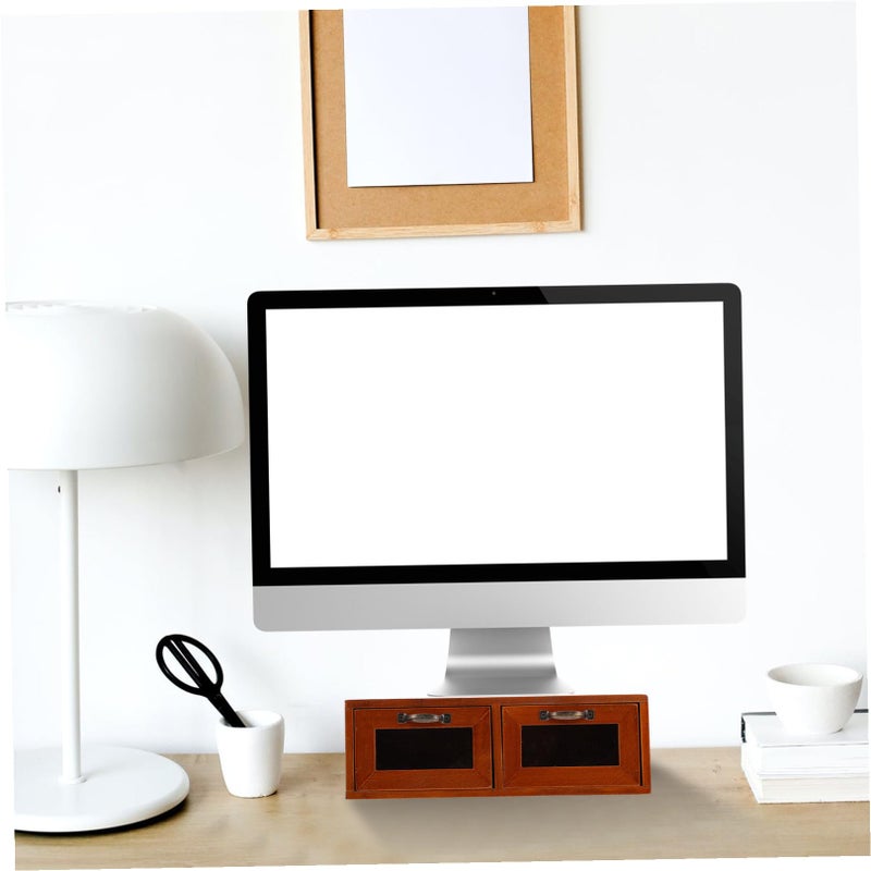 Monitor Stand Heightening Rack Desktop Storage Organizer Strong Bearing Capacity Smooth Edges - Image 5