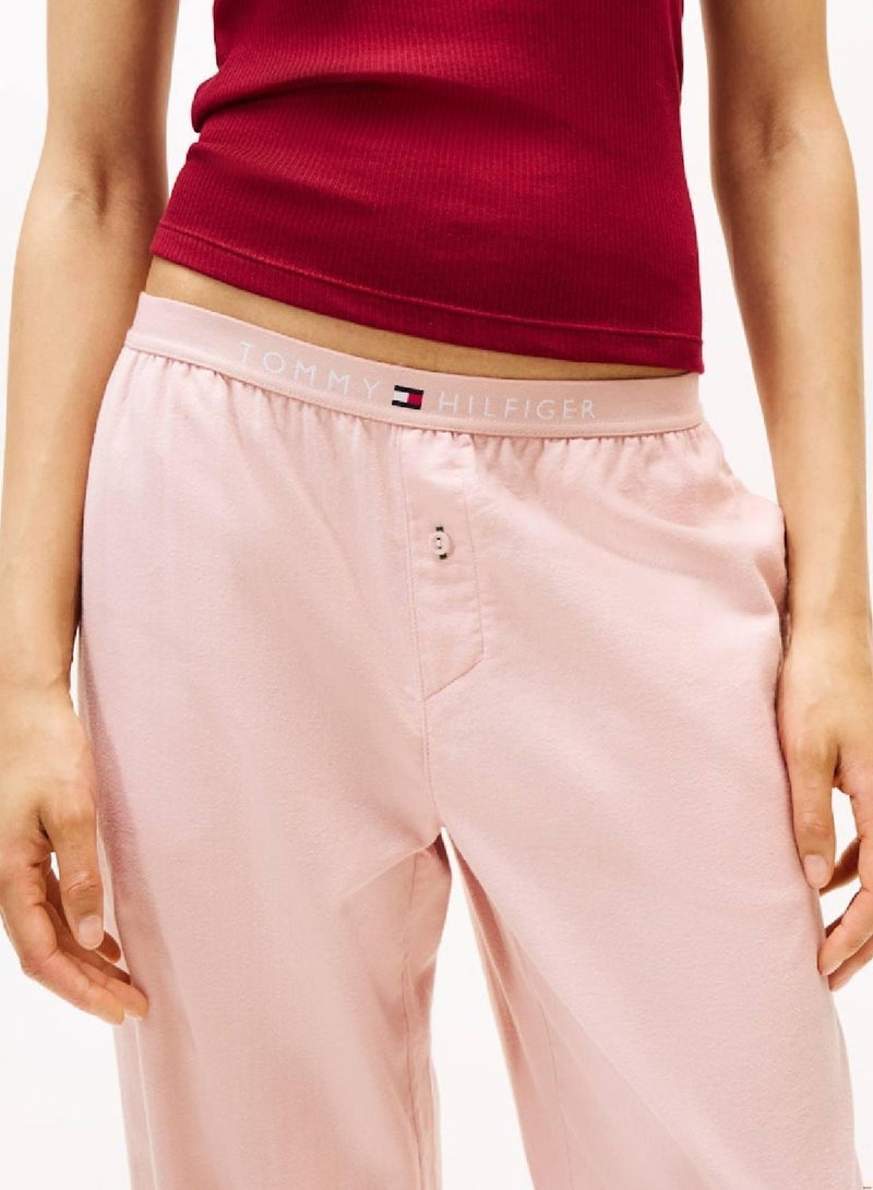 TOMMY HILFIGER Essential Herringbone Flannel Pyjama Bottoms - Image 2
