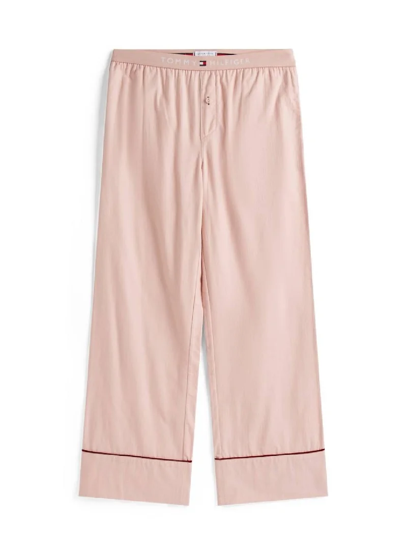 TOMMY HILFIGER Foggy Pink Essential Herringbone Flannel Pyjama Bottoms for Women | Best Price UAE