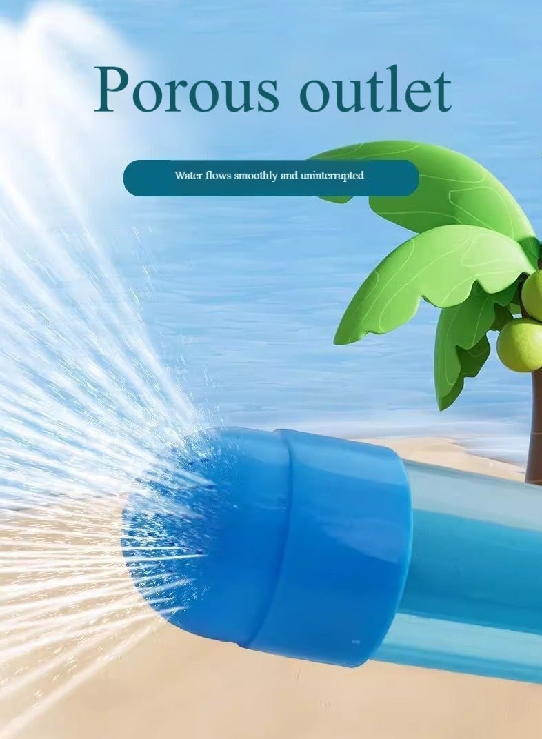 هالامودو 4 قطع مسدسات مائية للألعاب النارية، مسدس مائي للألعاب النارية، ألعاب رشاشات مائية عالية الضغط قابلة للسحب، رشاشات مائية على شكل ألعاب نارية رومانسية، ألعاب مائية للألعاب النارية للاستحمام والمسبح والحفلات - Image 3