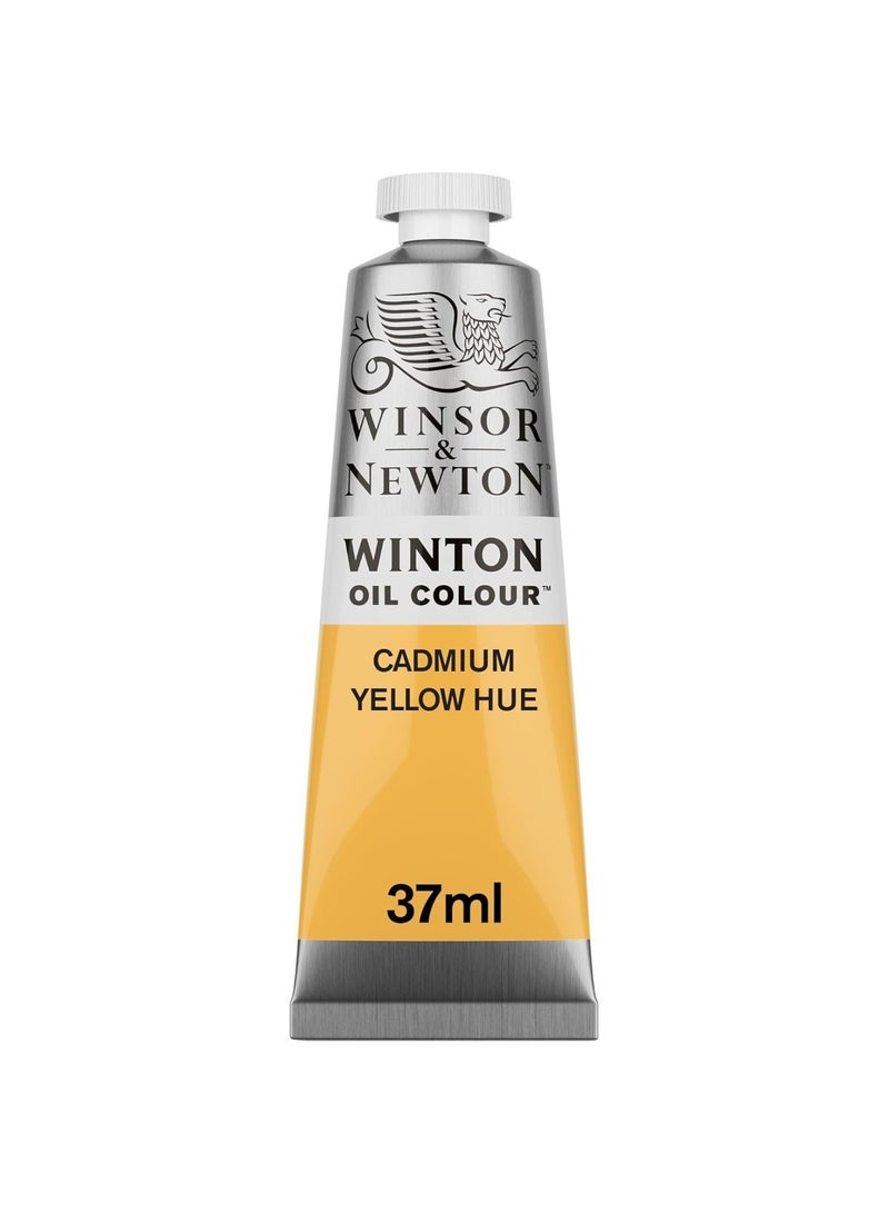 WINSOR & NEWTON Winton Oil Colour Paint Tube 37ml Content Cadmium Yellow Hue - Image 1