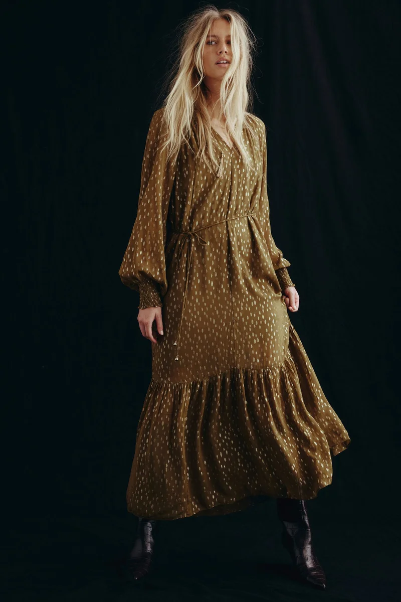 H&M Patterned maxi dress