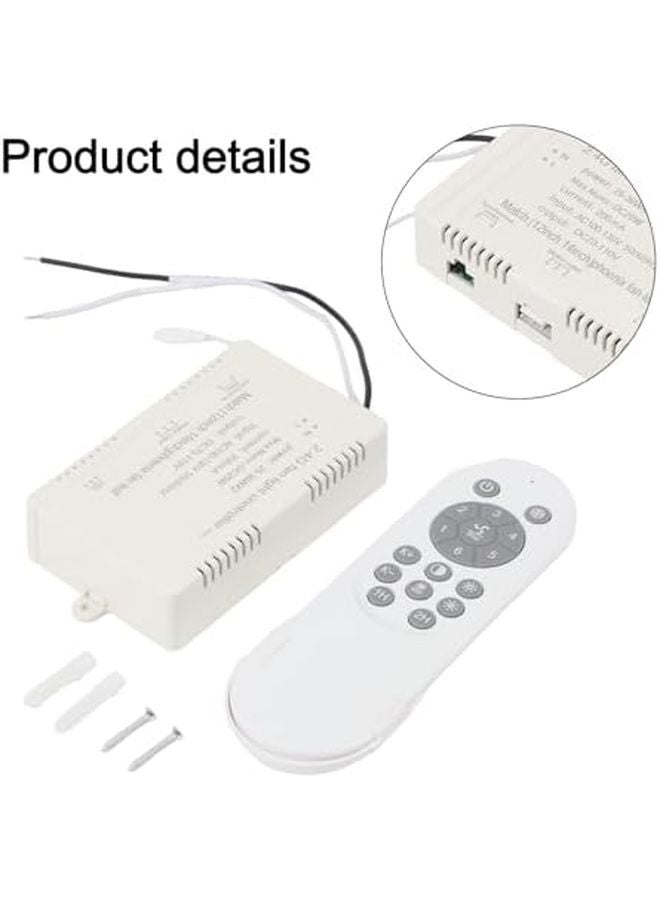 24V Ceiling Fan Remote Control Kit With DC Variable Frequency Conversion Size A - Image 3