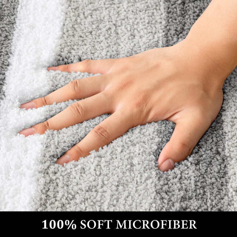 MIULEE Yellow Bathroom Rug  24 x 36 Inches Bath Mat with Thick Absorbent Microfiber and Non Slip Back for Bathroom Floor Tub Shower  Machine Washble - Image 1