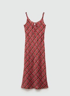 MANGO Check Long Dress  - Image 5