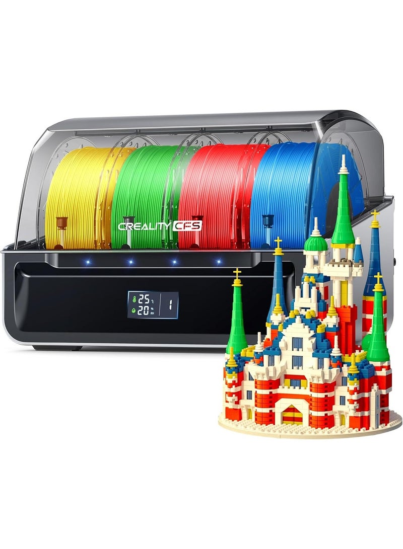 Creality 3D CFS 4-Slot Multicolour Filament System for K2 Series and Hi 3D Printers with RFID Recognition Auto Switching and Sealed Spool Storage - Image 1