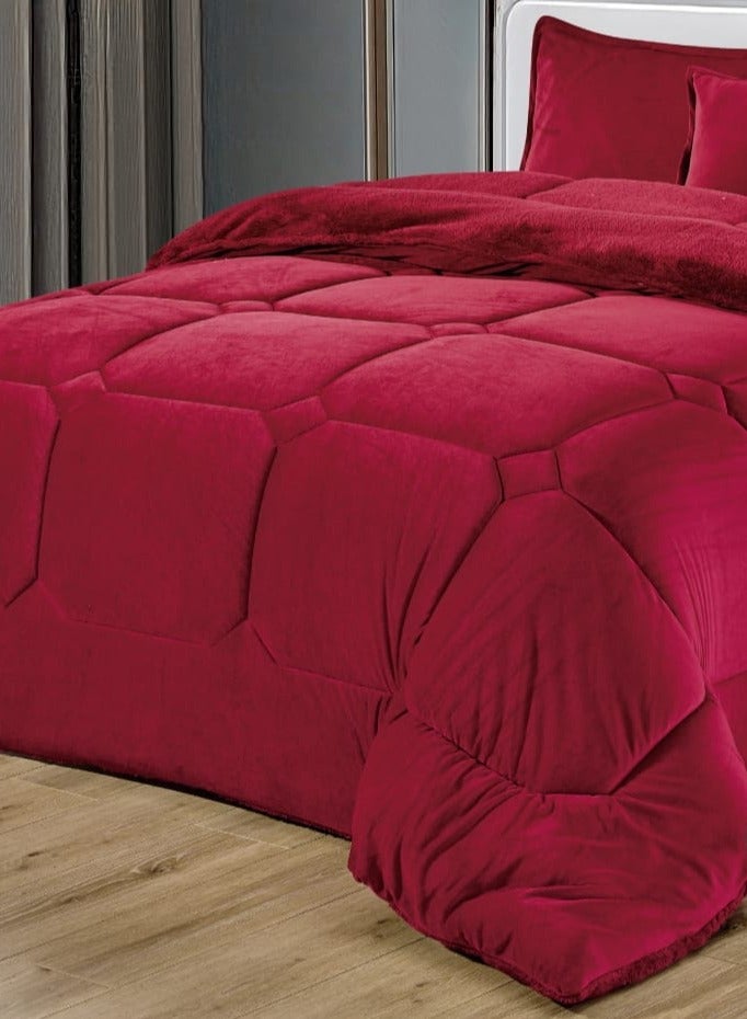 مون طقم غطاء لحاف من الألياف الدقيقة بحجم كينج لفصل الشتاء مكون من 6 قطع - Image 3