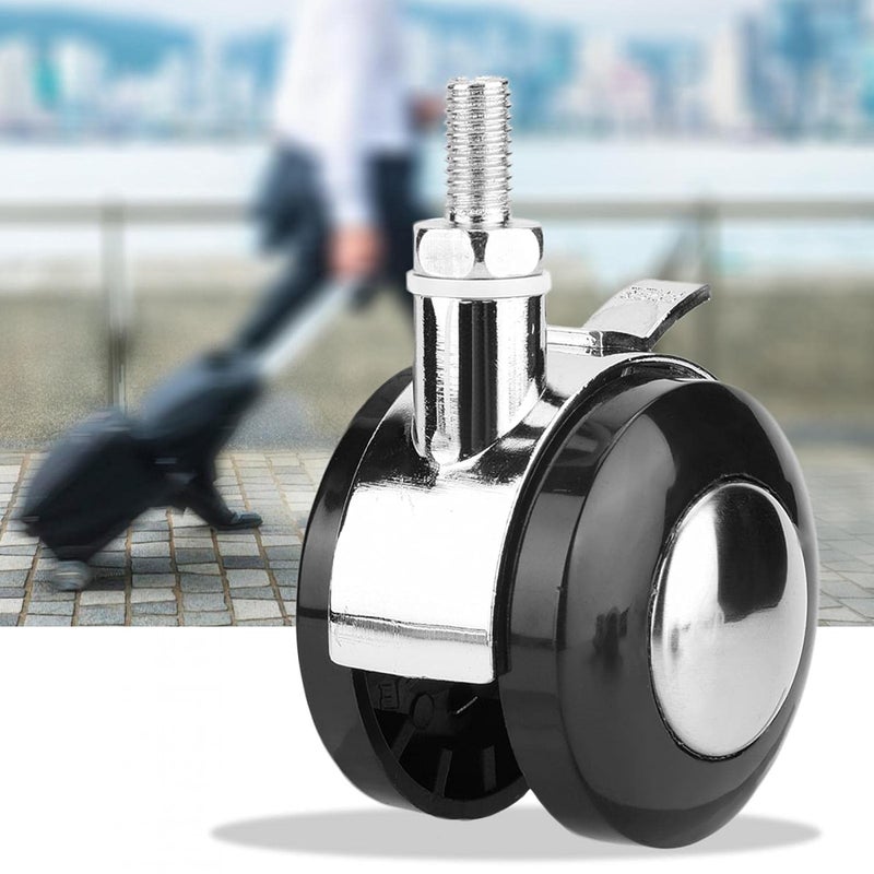 2 Inch Zinc Alloy Universal Castor Wheel 360 Degree Swivel For Furniture - Image 4