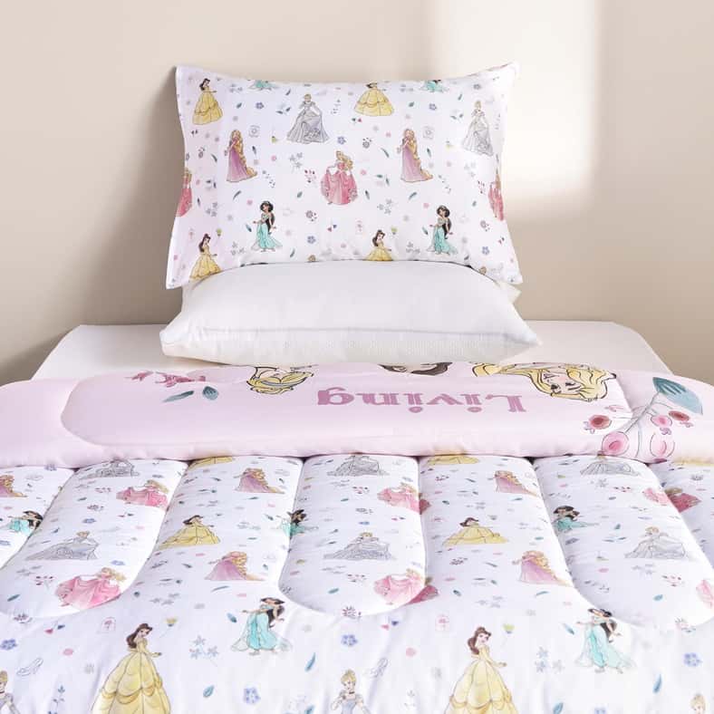Pan Home Princess 2 Piece Comforter Set 135x220 cm - Pink - Image 2