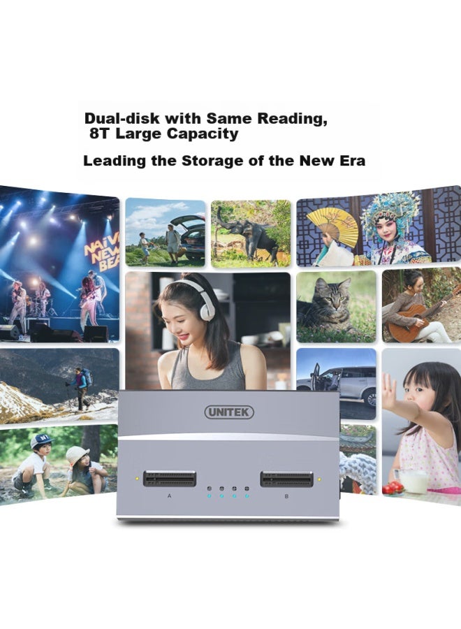 Superior Unitek M.2 Nvme Hard Drive Cloning Stand, 40gb High-speed Ssd Cloner, M2 Solid State Drive Offline Clone, Ssd System Hard Drive Copier - Image 2
