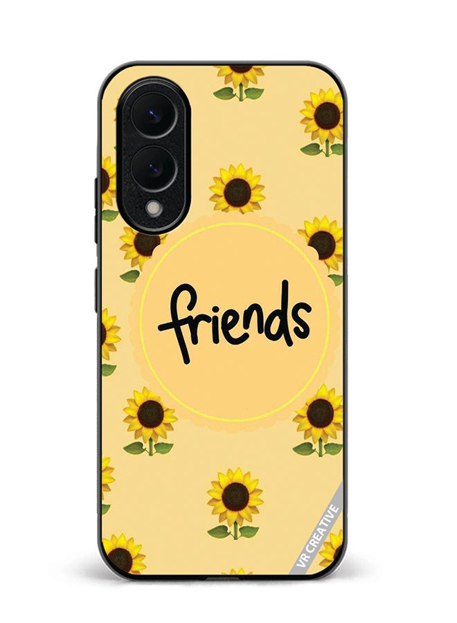 VR CREATIVE Protective Case Cover For Samsung Galaxy S25 Edge Friends Design Multicolour