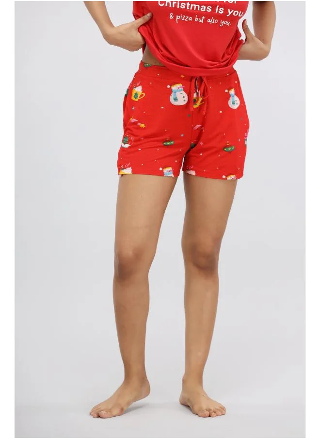 NeceSera Christmas Cheer Modal Shorts