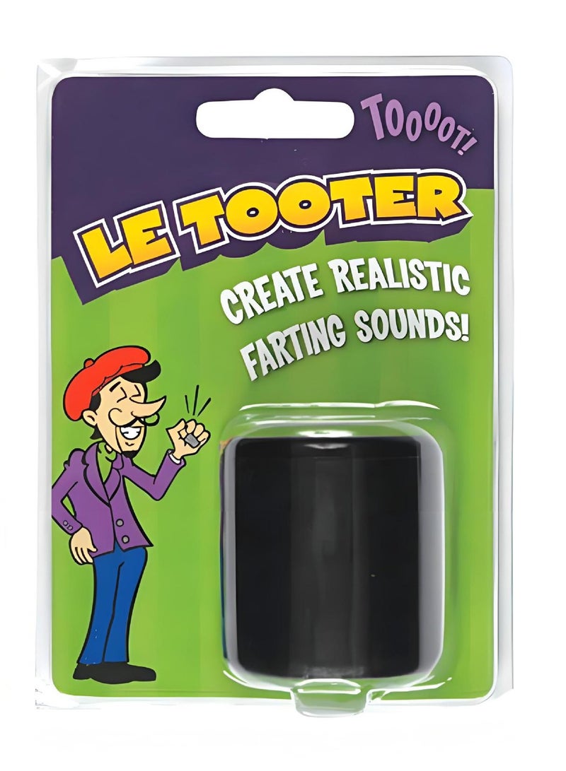 Pooter Fart Machine Toy Rubber Le Tooter Create Farting Natural Sound Best Novelty Gag Gifts Joke Children's Day Party Toy(Black48) - Image 1