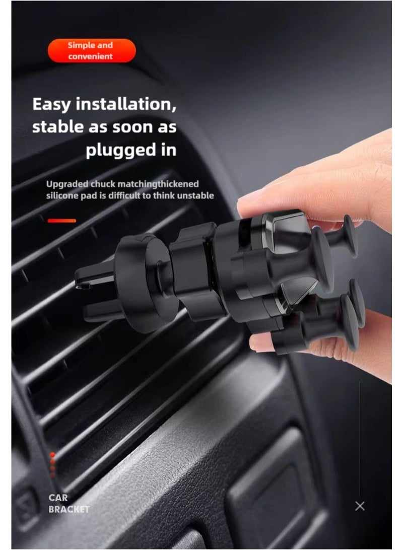 Car Phone Holder, Retractable, Universal Air Vent Holder, Compatible with iPhone, Car Holder, Phone Holder - Image 5