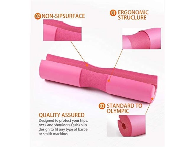 AEGON وسادة باربل | وسادة فوم سميكة للقرفصاء | دعم رفع الأثقال للرقبة والكتف والظهر | وسادات واقية لآلة سميث | القرفصاء والدفع الوركي والانحناءات - Image 4