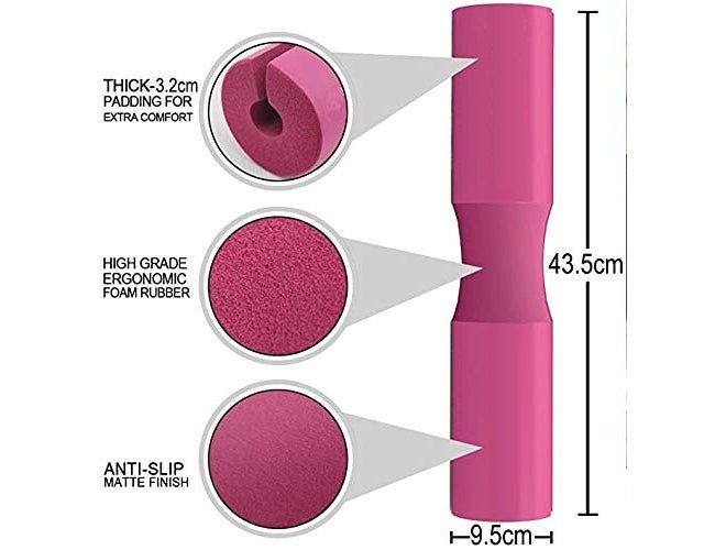 AEGON وسادة باربل | وسادة فوم سميكة للقرفصاء | دعم رفع الأثقال للرقبة والكتف والظهر | وسادات واقية لآلة سميث | القرفصاء والدفع الوركي والانحناءات - Image 3