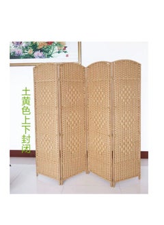 Living Foldable partition room divider, 4 panels, beige  - Image 3