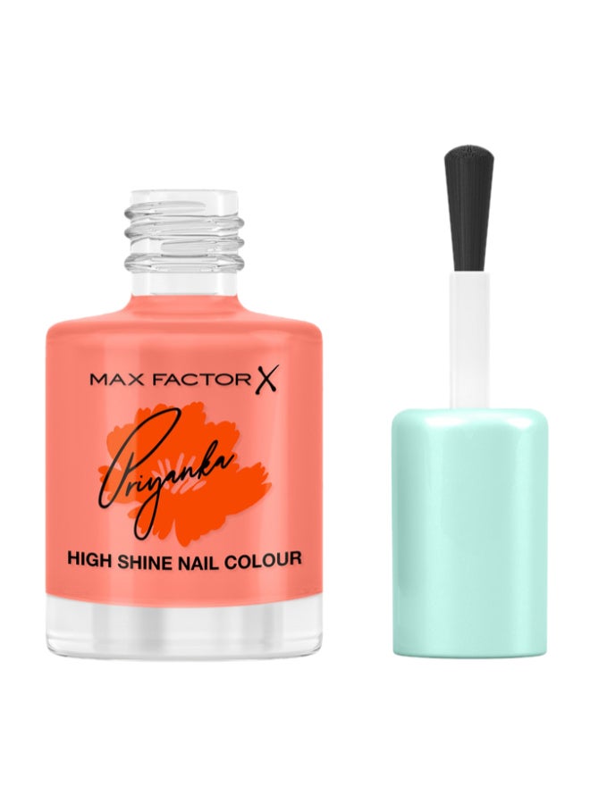 Max Factor X Priyanka Chopra Miracle Pure Nail Polish - 410 - Bold Marigold, 12ml - Image 1