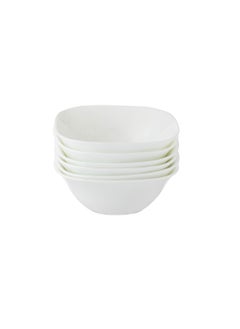 Luminarc Arcopal Bowl 6 Pieces, Plain White Size 12.5 cm  - Image 4