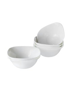 Luminarc Arcopal Bowl 6 Pieces, Plain White Size 12.5 cm  - Image 1