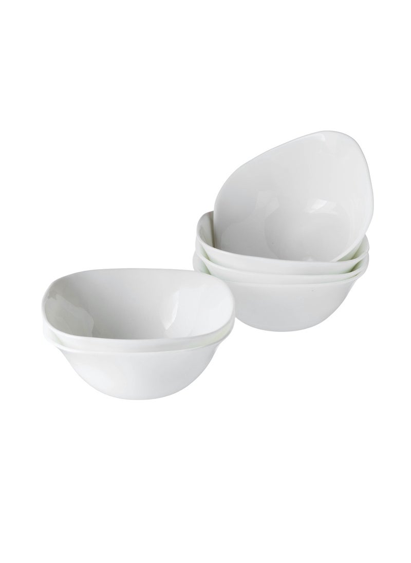 Luminarc Arcopal Bowl 6 Pieces, Plain White Size 12.5 cm  - Image 1