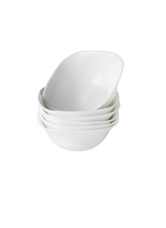 Luminarc Arcopal Bowl 6 Pieces, Plain White Size 12.5 cm  - Image 3