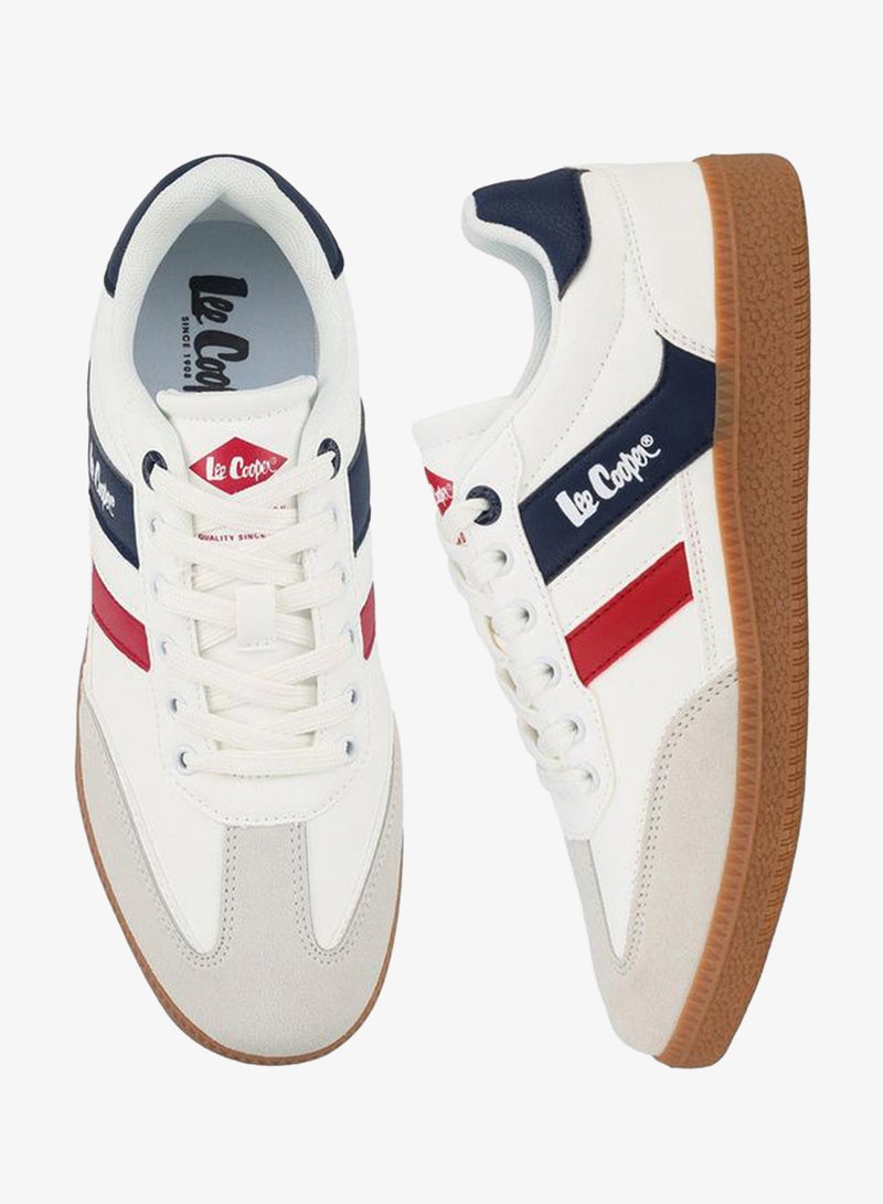 Lee Cooper Panelled Lace-Up Ankle School Sneakers - Image 1