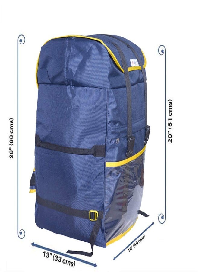 Quaffor Logistics Grocery and Courier Delivery Bag 85 L Backpack (Black) - Image 4