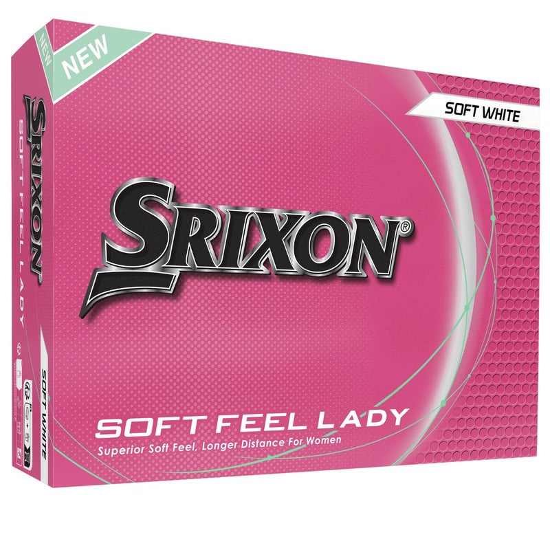 Srixon Soft Feel Lady Golf Balls Soft Feel Lady 9 White - Image 2