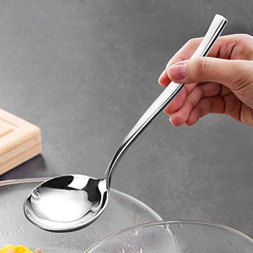 Pekky Small Soup Ladle Spoon, Stainless Steel Gravy Ladle Spoon Set, 4 Pieces - Image 4