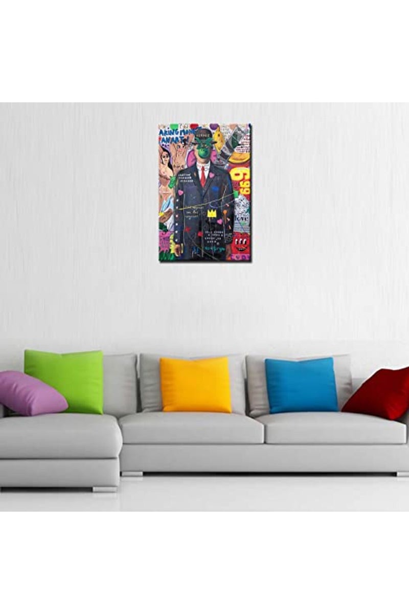 Tucocoo Colorful Graffiti Canvas Art - Image 2