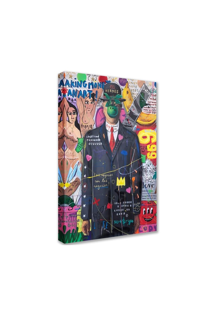 Tucocoo Colorful Graffiti Canvas Art - Image 1