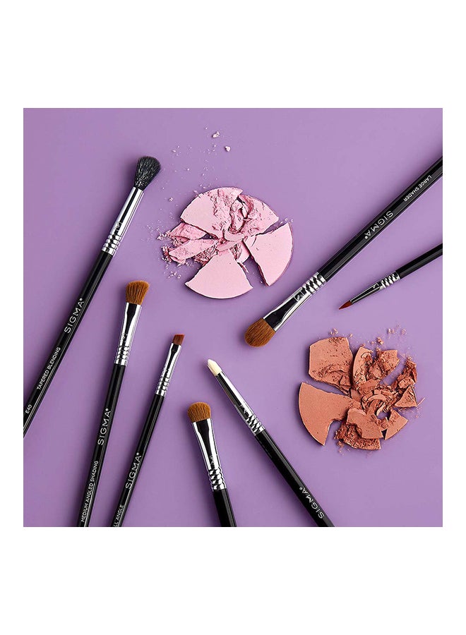 SIGMA 7-Piece Basic Eyes Brush Kit Black/Silver - Image 3