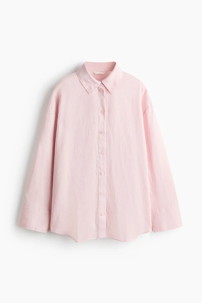 H&M Oversized linen shirt