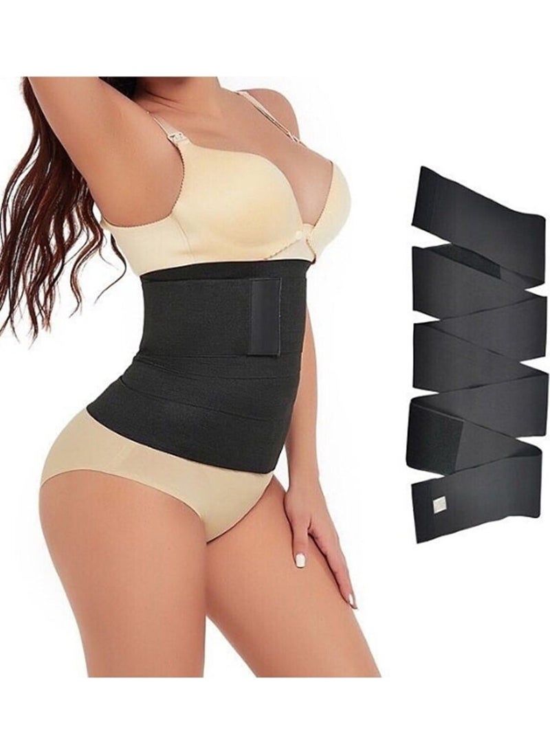 CK Spor Waist Trainer Tummy Wrap Slimming Waist Wrapped Hourglass Appearance 4m Spiral Waist Corset  - Image 3