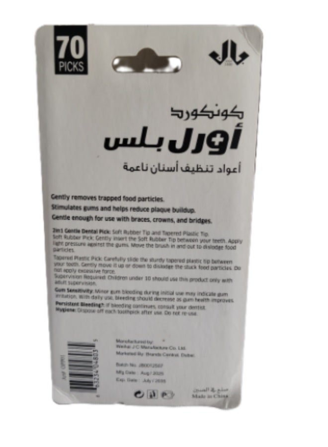 CONCORD 70 - Pcs Dental Floss Toothpick - Image 3