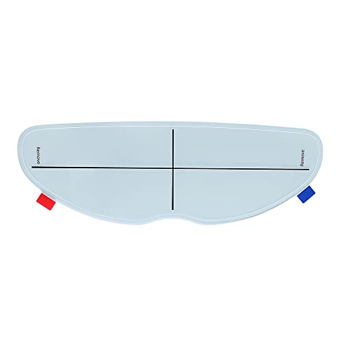 WeePro Photochromic Anti-Fog Helmet Visor Film,Auto Tint Transition Film for Motorcycle Helmet Visor from Clear to Tinted for Riding All Seasons Use,on Sunny or Cold or Cloudy Days(DARK) - Image 1