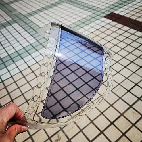 WeePro Photochromic Anti-Fog Helmet Visor Film,Auto Tint Transition Film for Motorcycle Helmet Visor from Clear to Tinted for Riding All Seasons Use,on Sunny or Cold or Cloudy Days(DARK) - Image 4