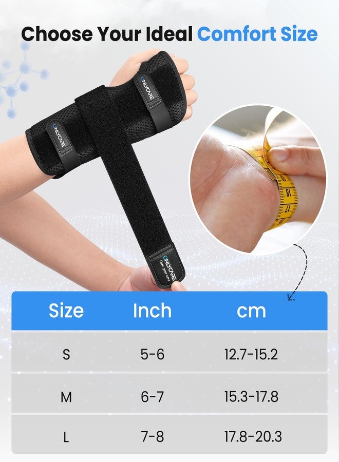 ONLYCARE FSA HSA Carpal Tunnel Wrist Brace Fit Right Hand, Adjustable Wrist Wraps Night Support, Metal Splint Stabilizer Relief Pain for Women Men, Hand Brace for Sprain, Arthritis, Tendonitis, S - Image 5